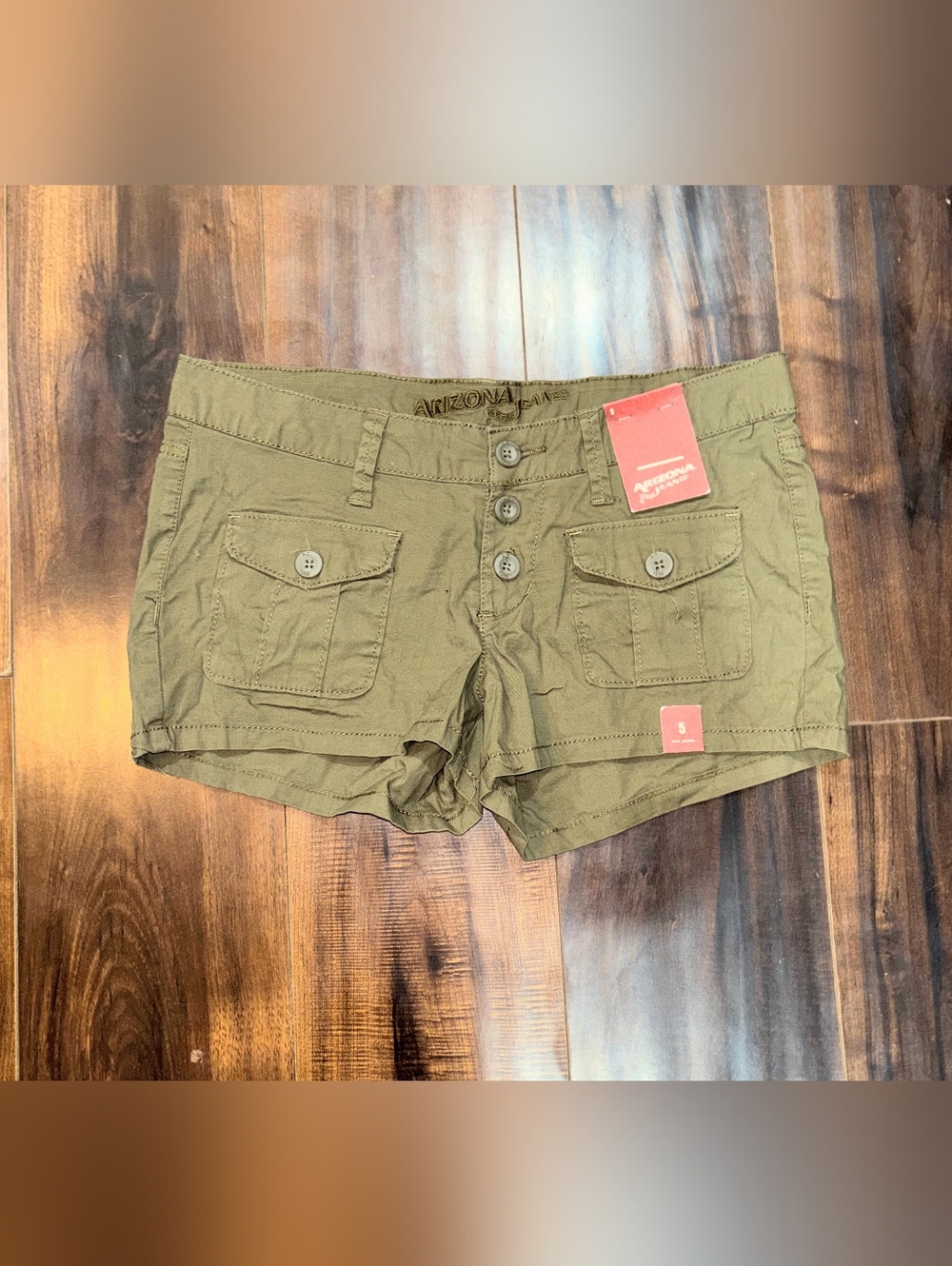 Arizona Jean Co•Cargo Button-Front Shorts
